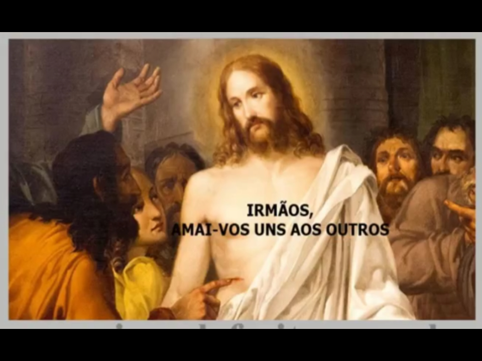 Ele disse: 
"Amai-vos uns aos outros".
E então seus seguidores começaram a se amar.