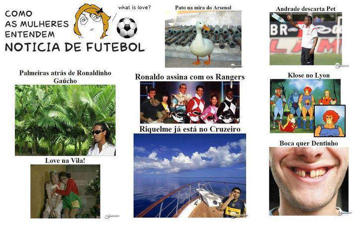 Como as mulheres entendem notícias de futebol