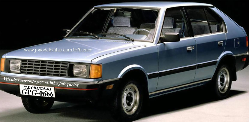 Veículo rastreado por vizinha fofoqueira