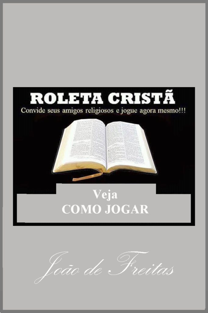 "como jogar roleta cristã,
abrir a bíblia em uma página aleatória,
fazer exatamente o que está escrito ali.
O último que for preso vence o jogo"
