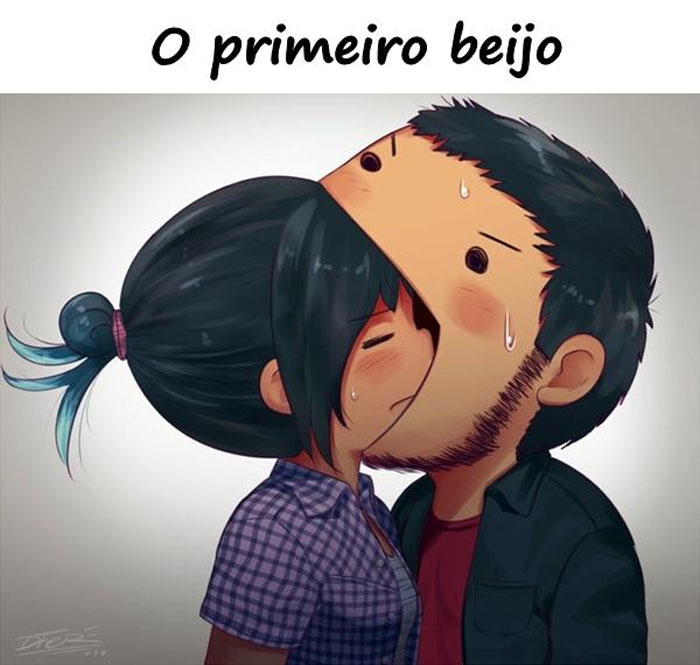 O primeiro beijo